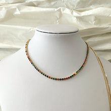 Load image into Gallery viewer, Rainbow Gem Necklace
